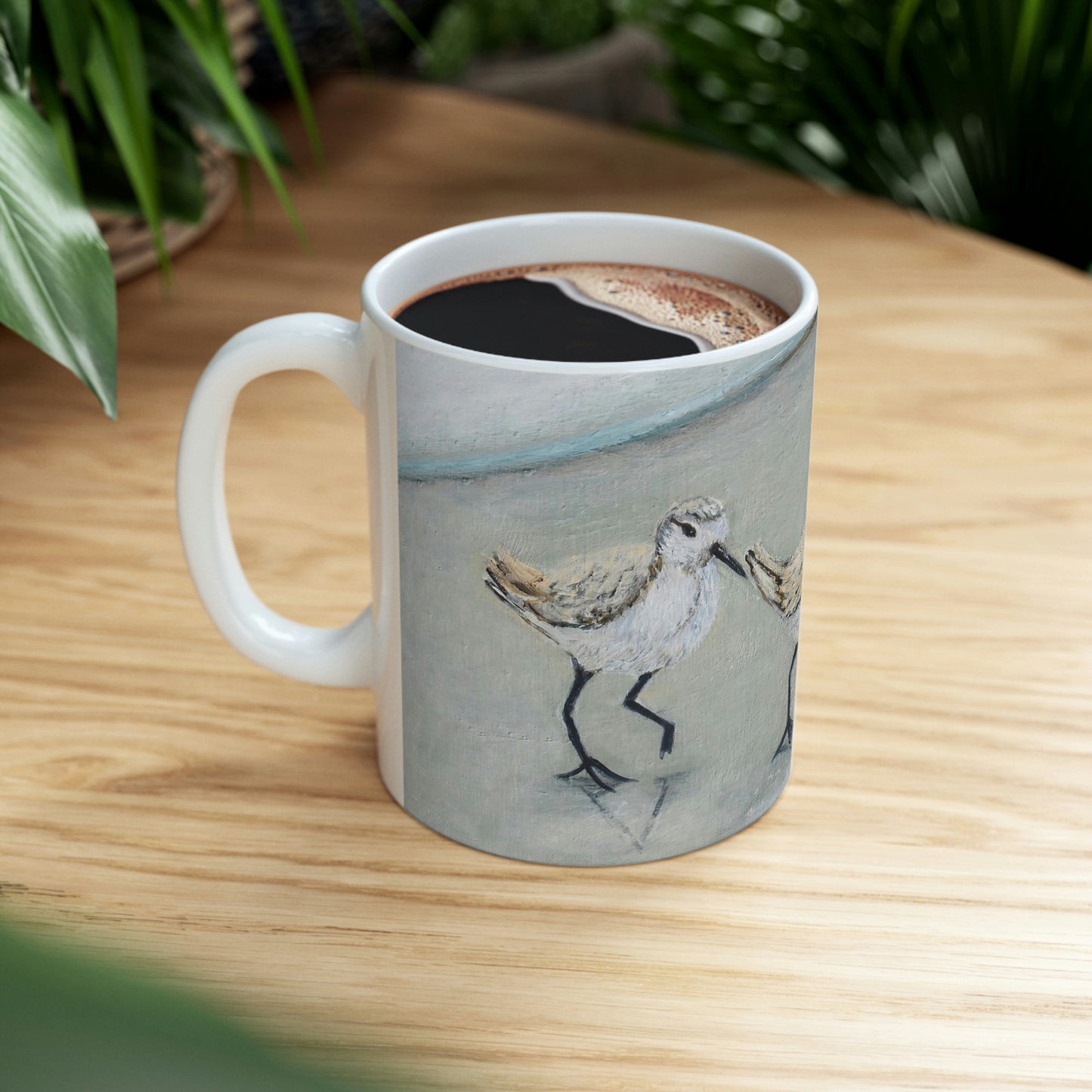 Birds Running Ceramic Mug