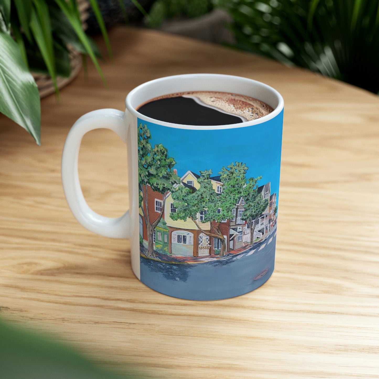 Downtown Manteo Ceramic Mug