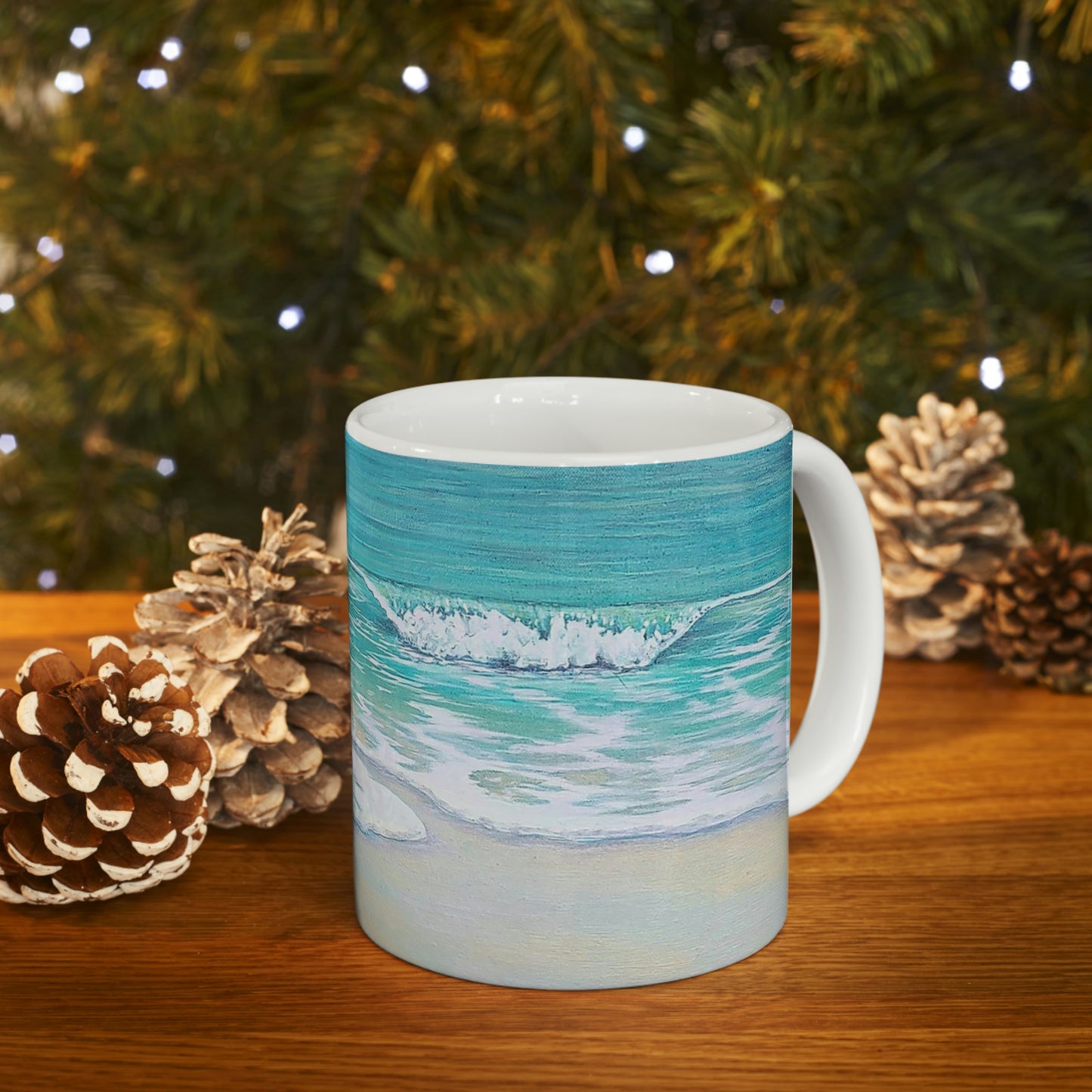 Beach Wave Ceramic Mug