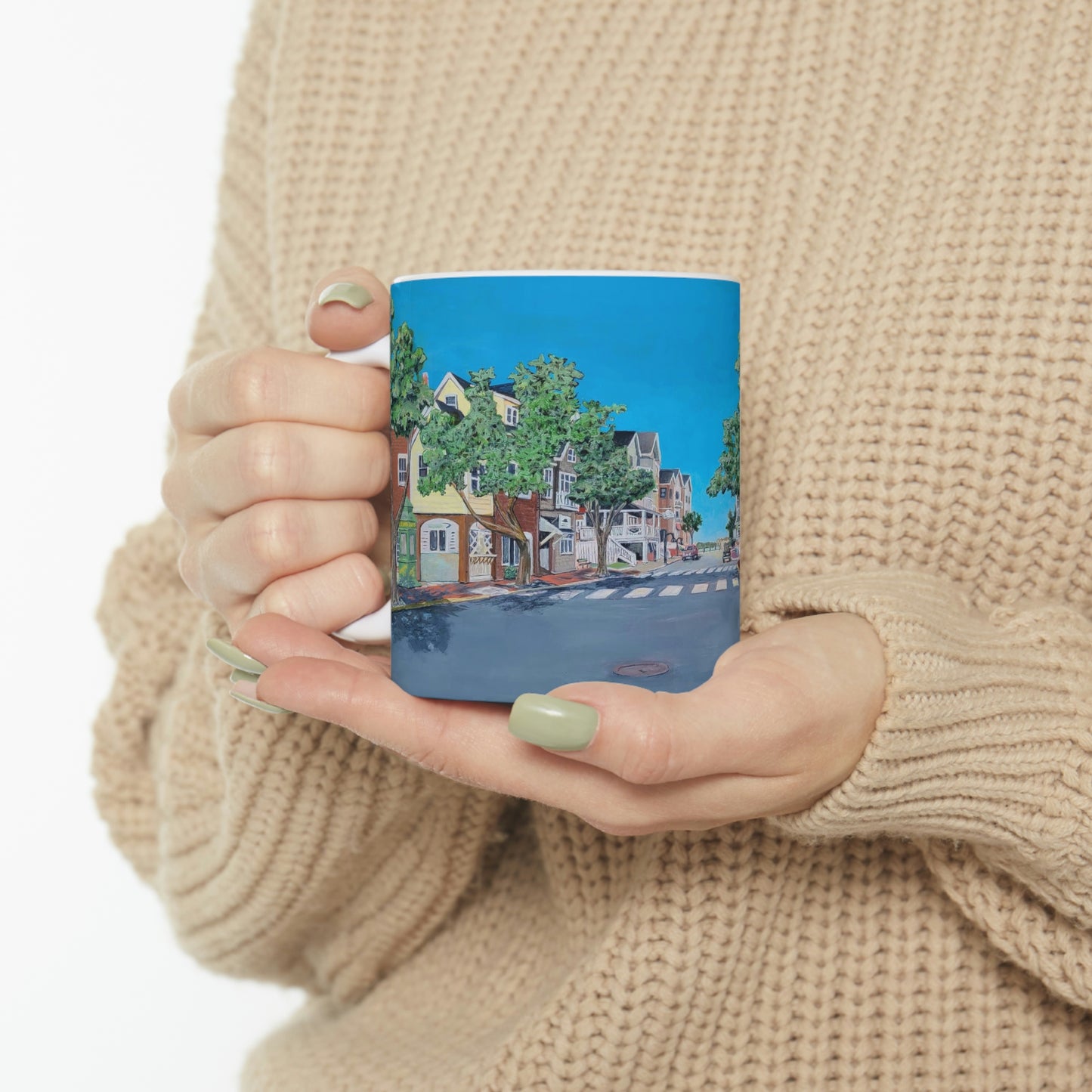 Downtown Manteo Ceramic Mug