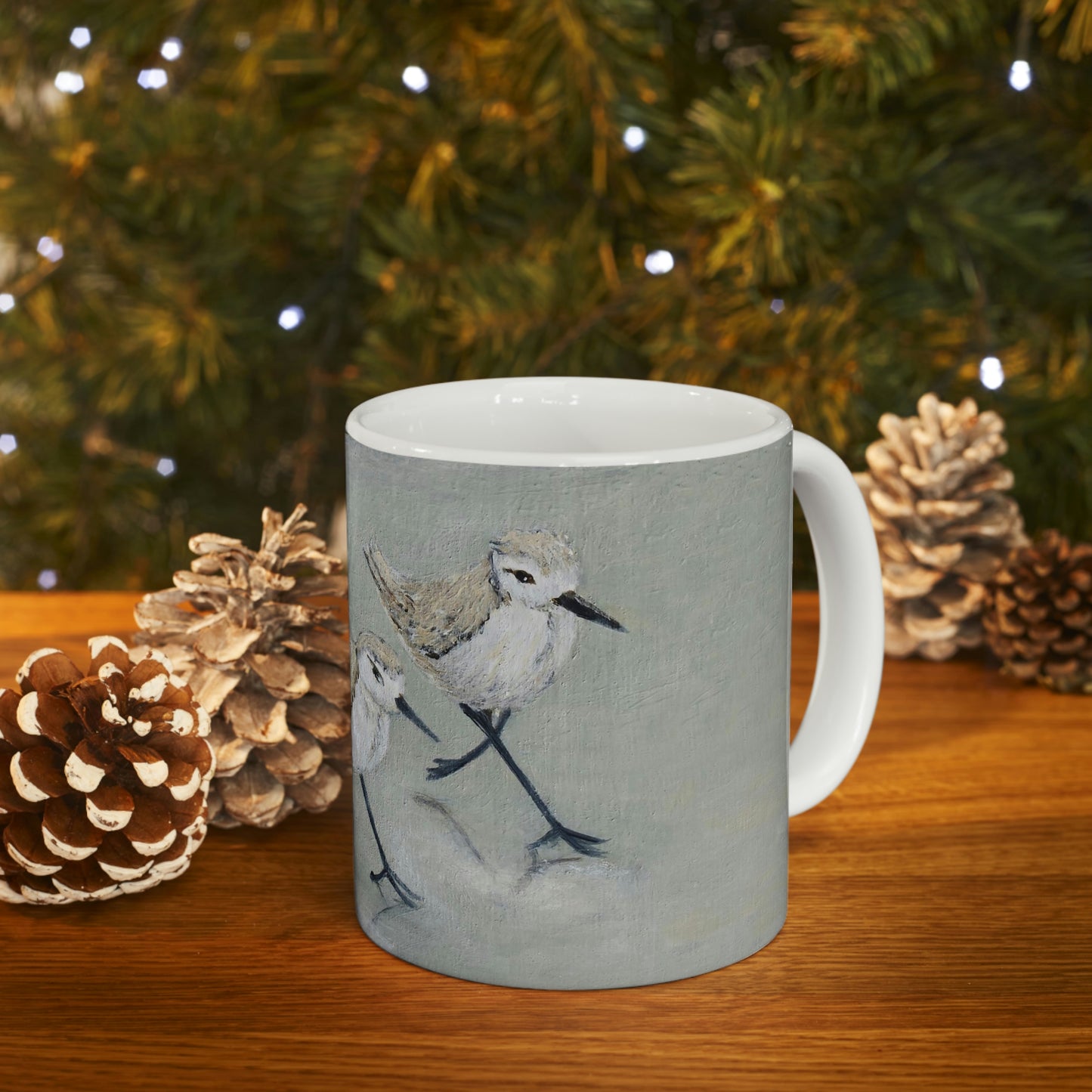 Birds Running Ceramic Mug