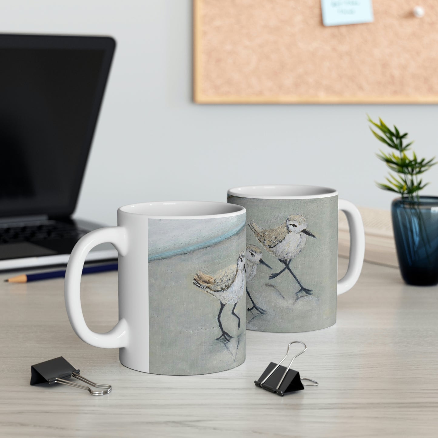 Birds Running Ceramic Mug