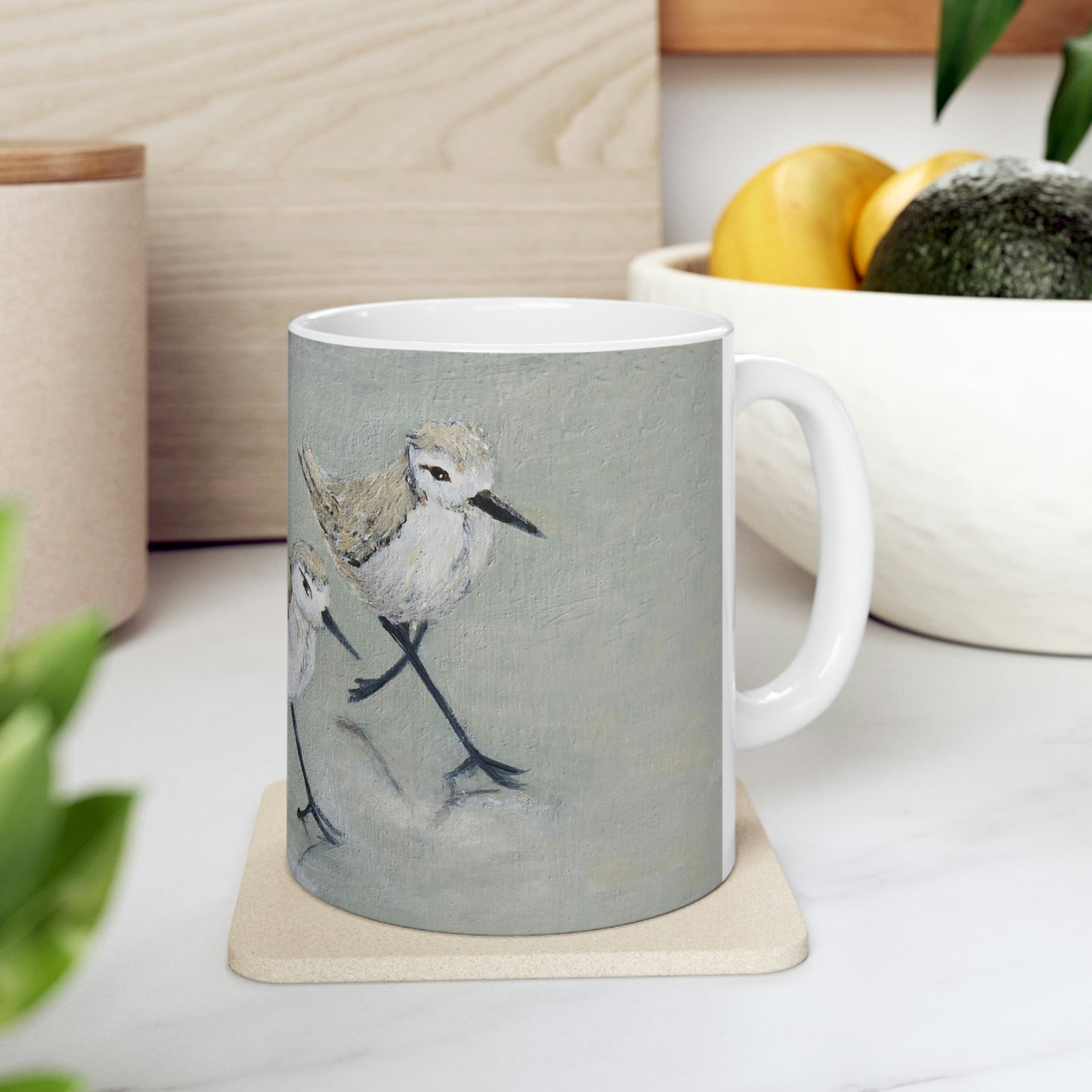 Birds Running Ceramic Mug