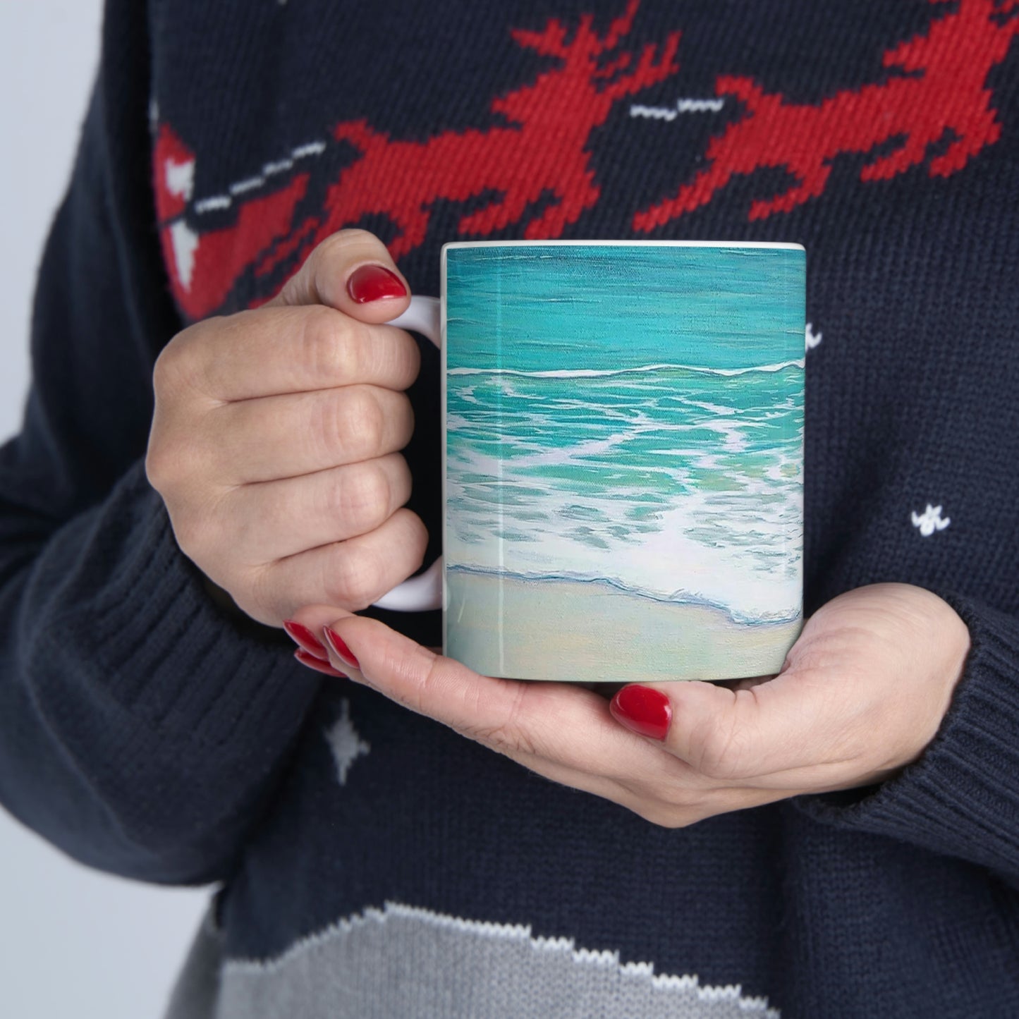 Beach Wave Ceramic Mug
