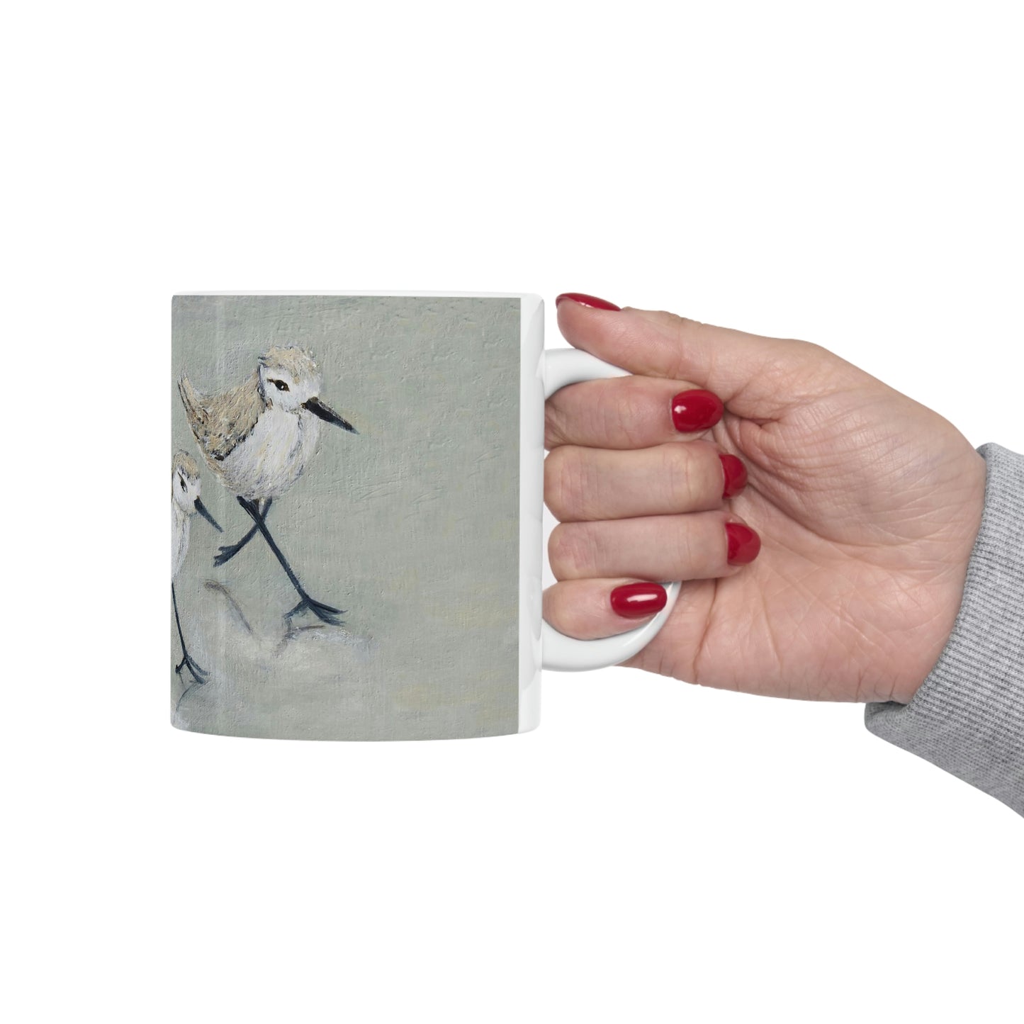 Birds Running Ceramic Mug
