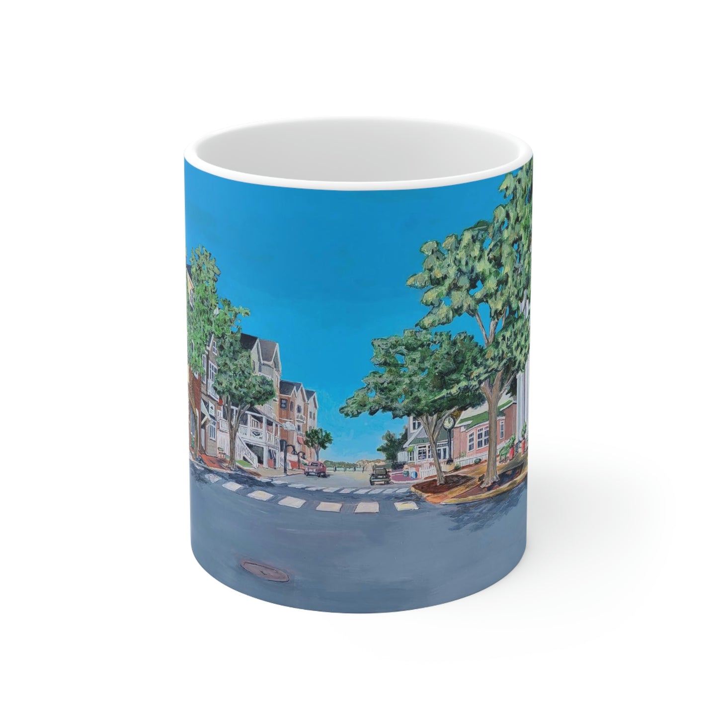 Downtown Manteo Ceramic Mug