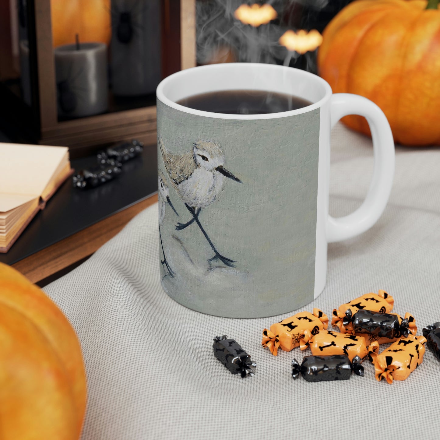 Birds Running Ceramic Mug