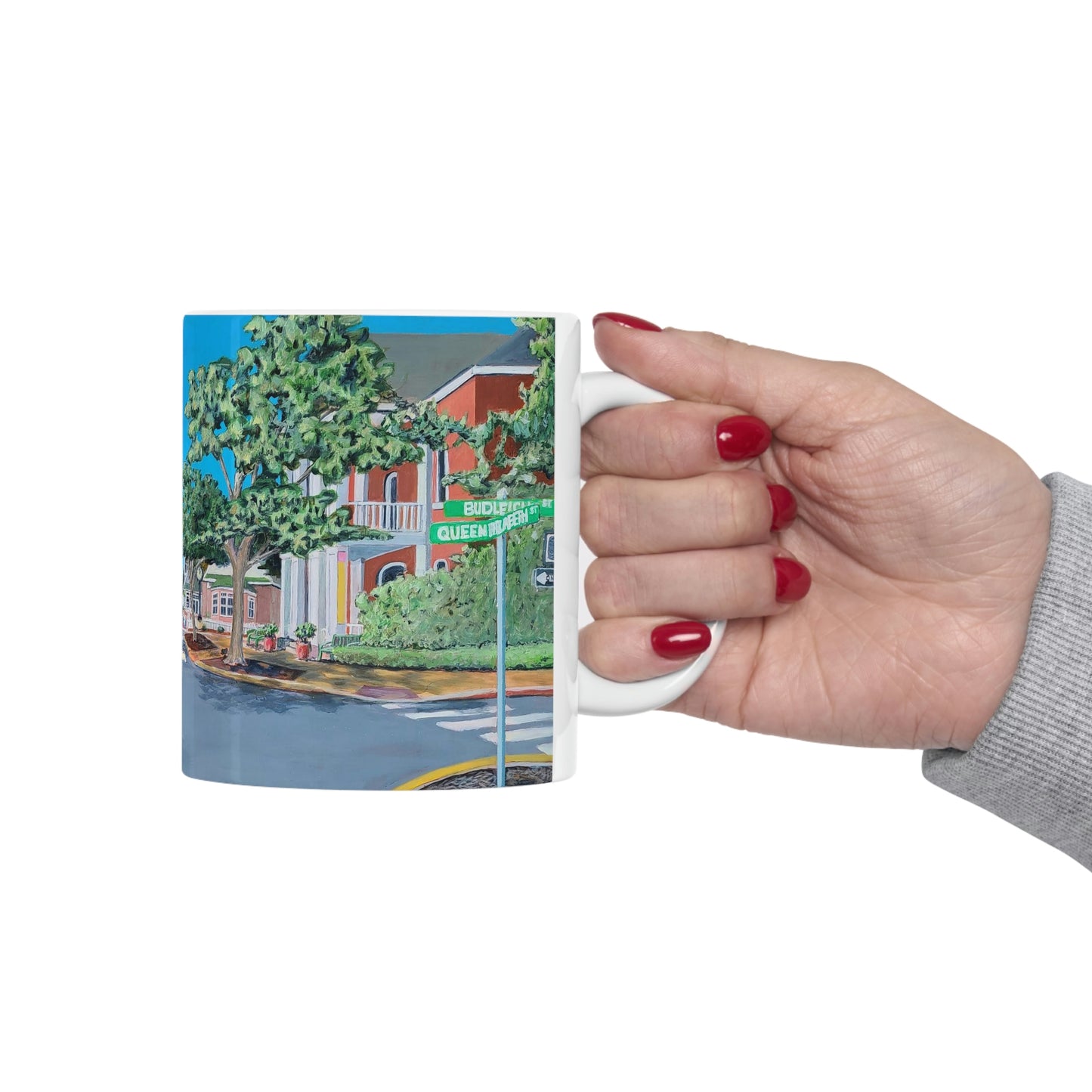 Downtown Manteo Ceramic Mug