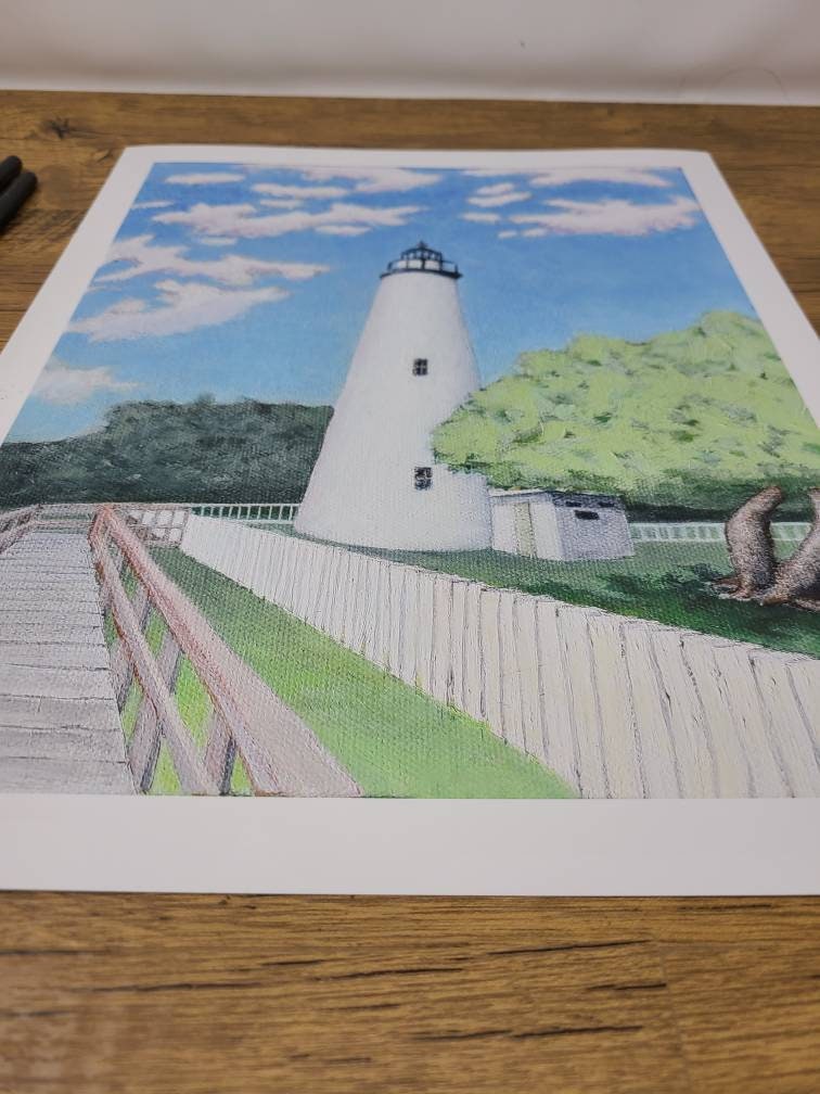 Ocracoke Island Lighthouse Print