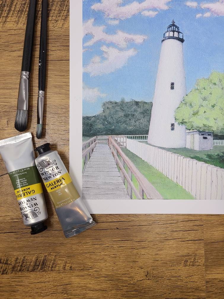 Ocracoke Island Lighthouse Print