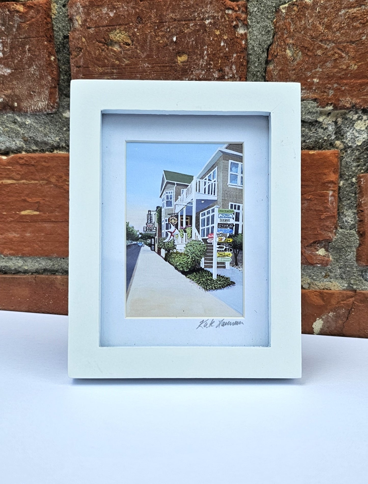 White Frame- Mini Print