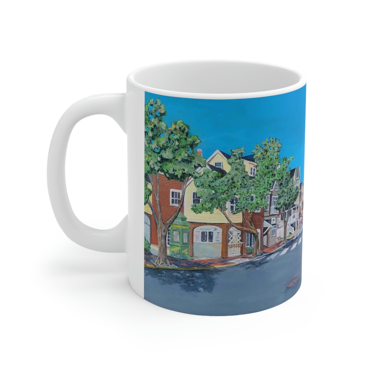 Downtown Manteo Ceramic Mug