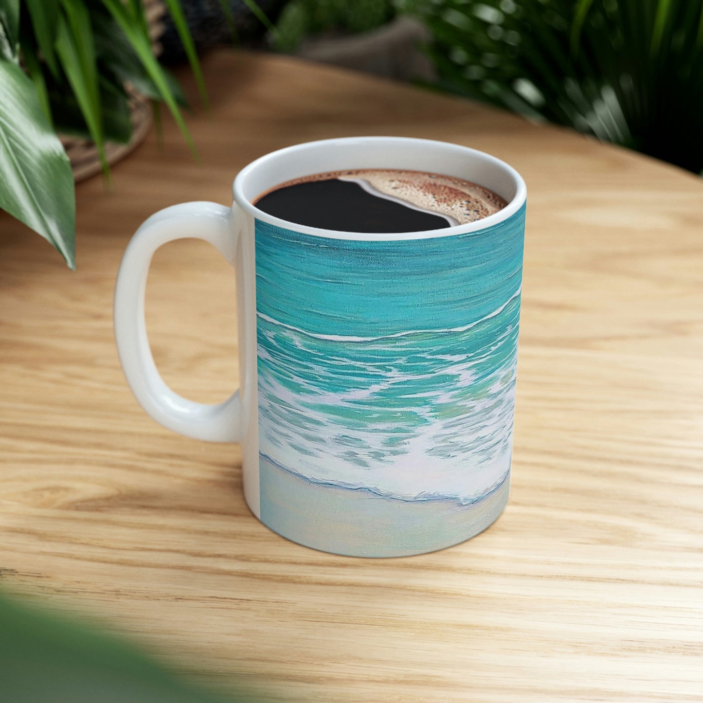 Beach Wave Ceramic Mug