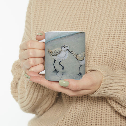Birds Running Ceramic Mug