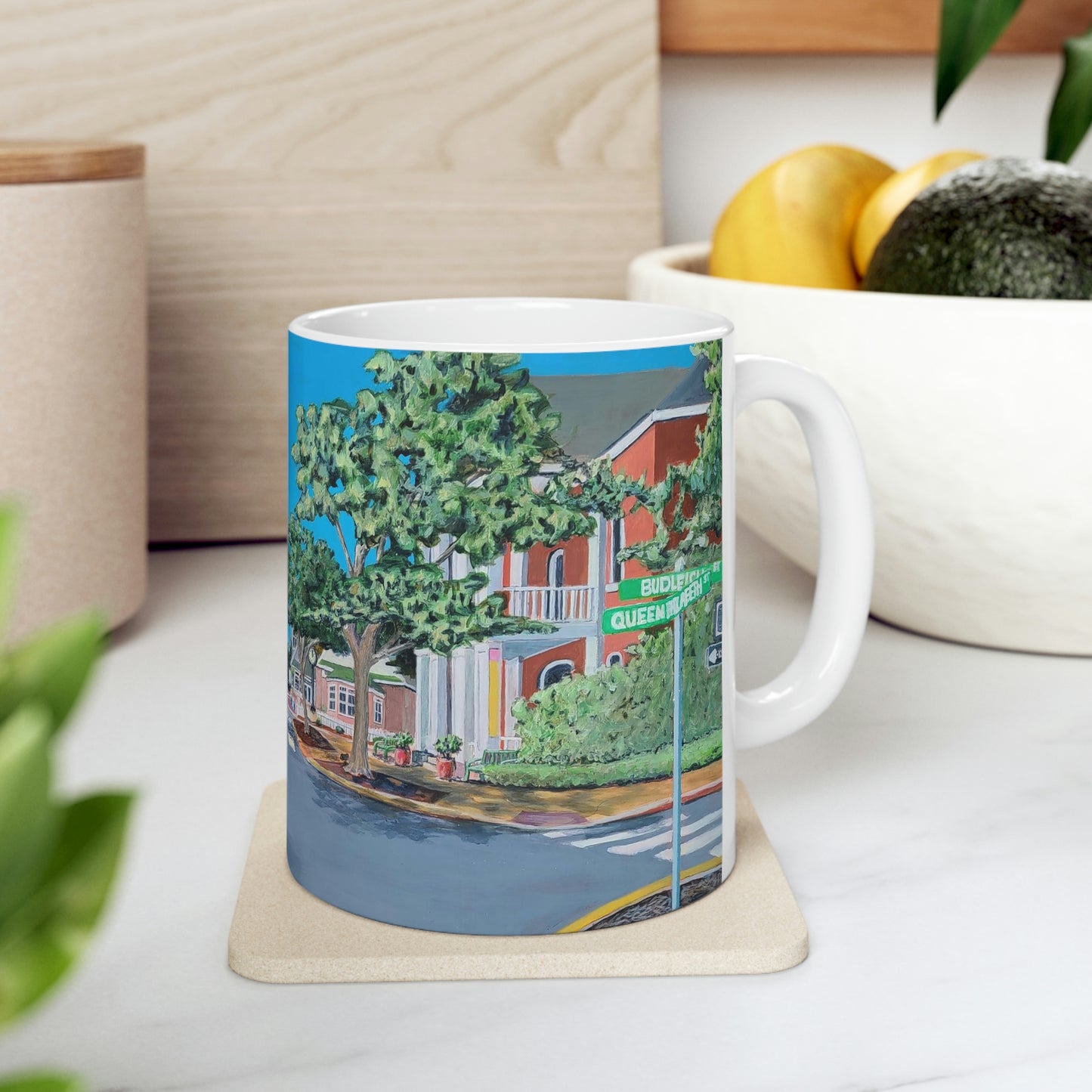 Downtown Manteo Ceramic Mug