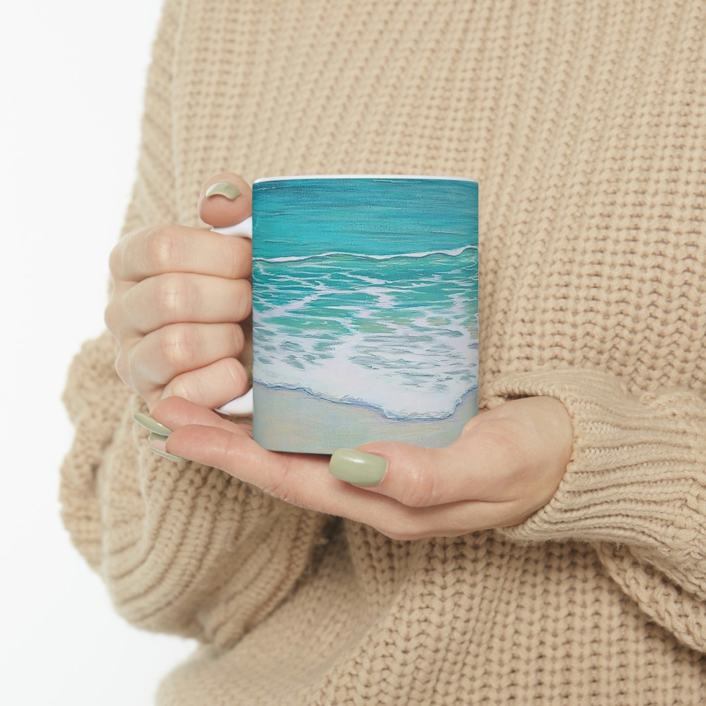 Beach Wave Ceramic Mug