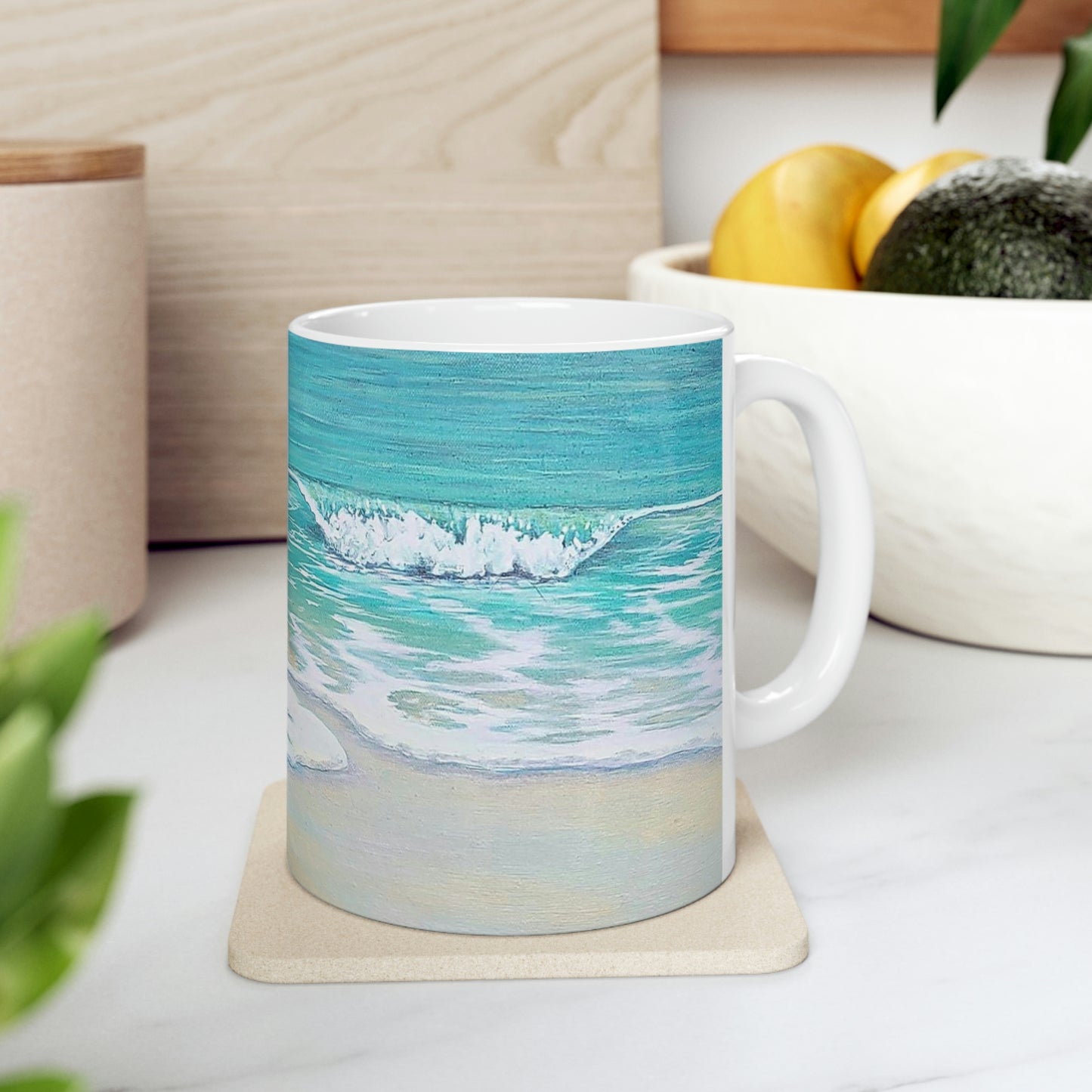 Beach Wave Ceramic Mug